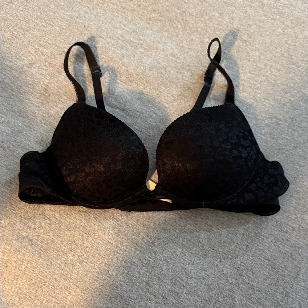 Aerie Black Lace push up Bra-34A